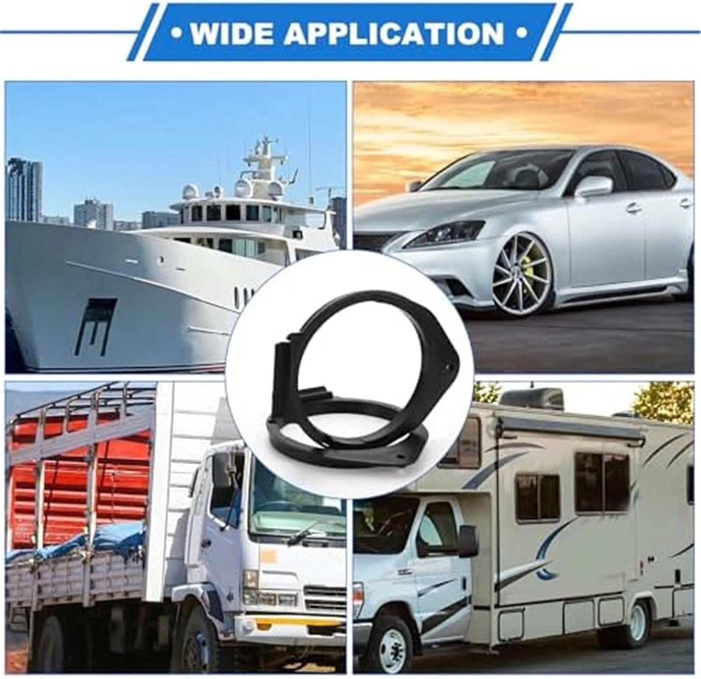 Speaker Spacer Ring Adapter - Jetta 1999-2019 Passat 1999-2018 Bora 1999-2005 Golf 1999-2019 Beetle 1999-2017