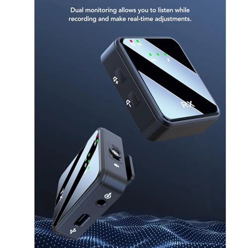 Lavalier Microphone System - 50M 6 Hours Battery