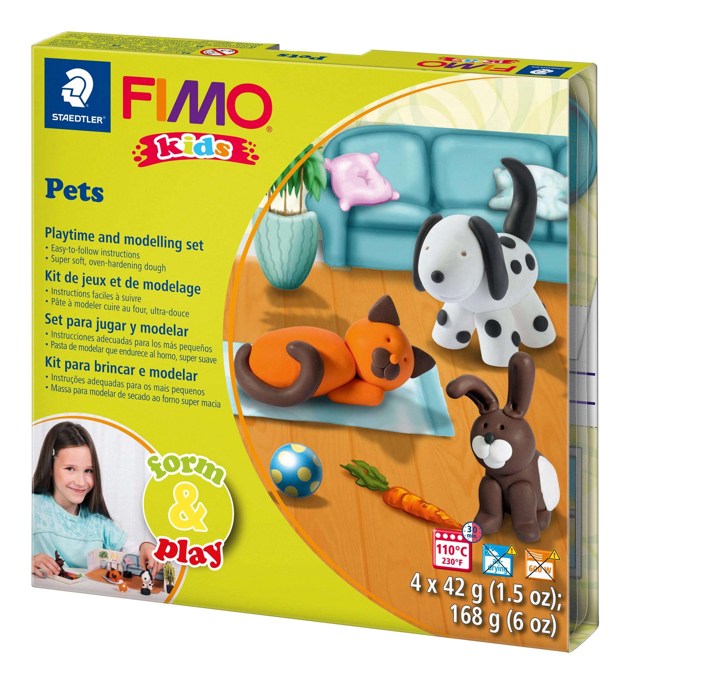 Staedtler Fimo kids Farm - 8+ years 4 pcs