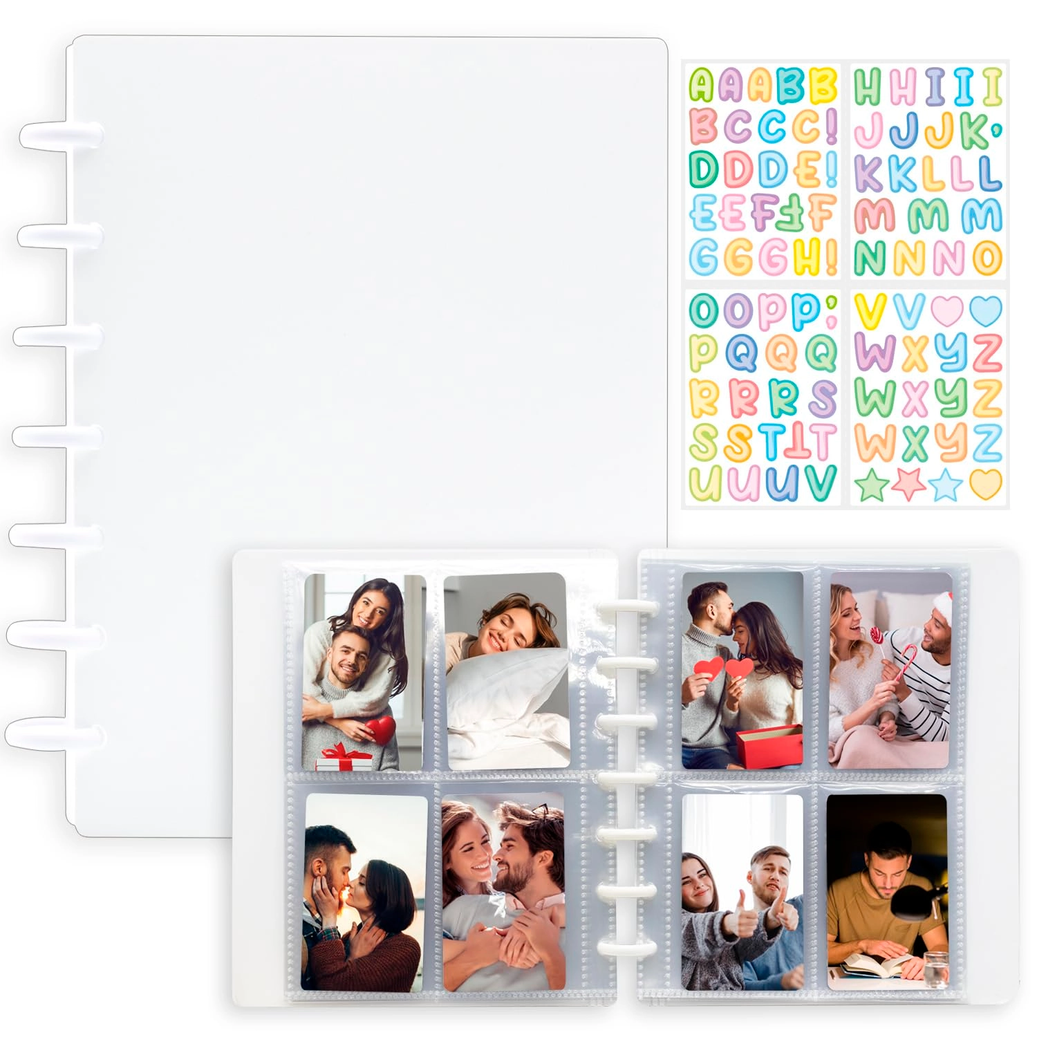 Tugle 4-Pocket 2x3" 160 Photos Plastic Photo Album
