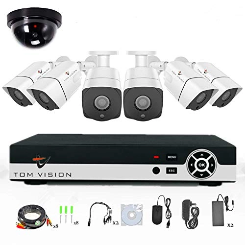 8CH 1080N AHD DVR + 1080p Bullet Camera - 8PCS + 1TB Hard Disk