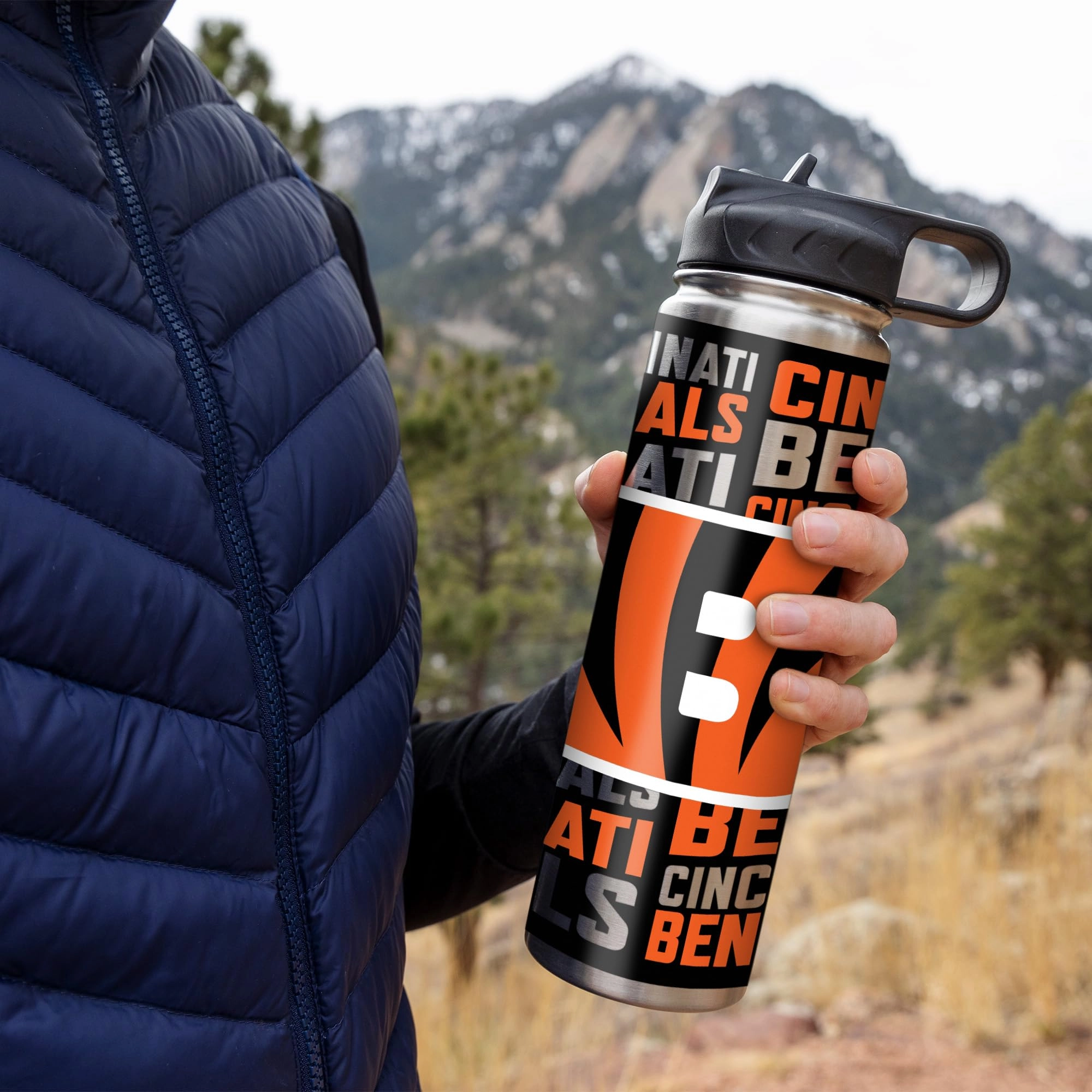 Stainless Steel NFL Football Tumbler - 650ml