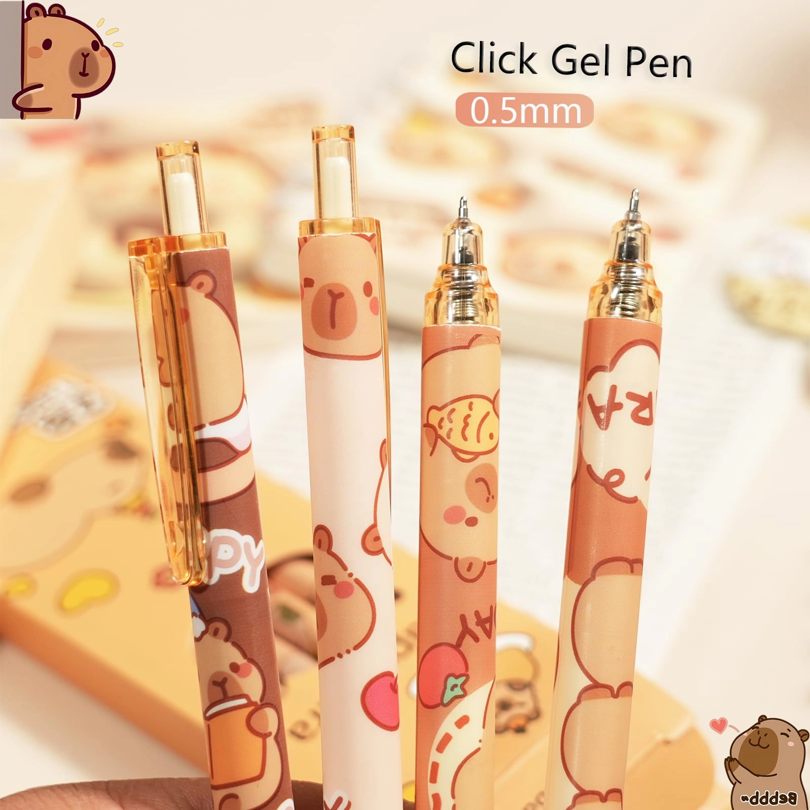 Cute Erasable Pen - 12-Pack 0.5mm