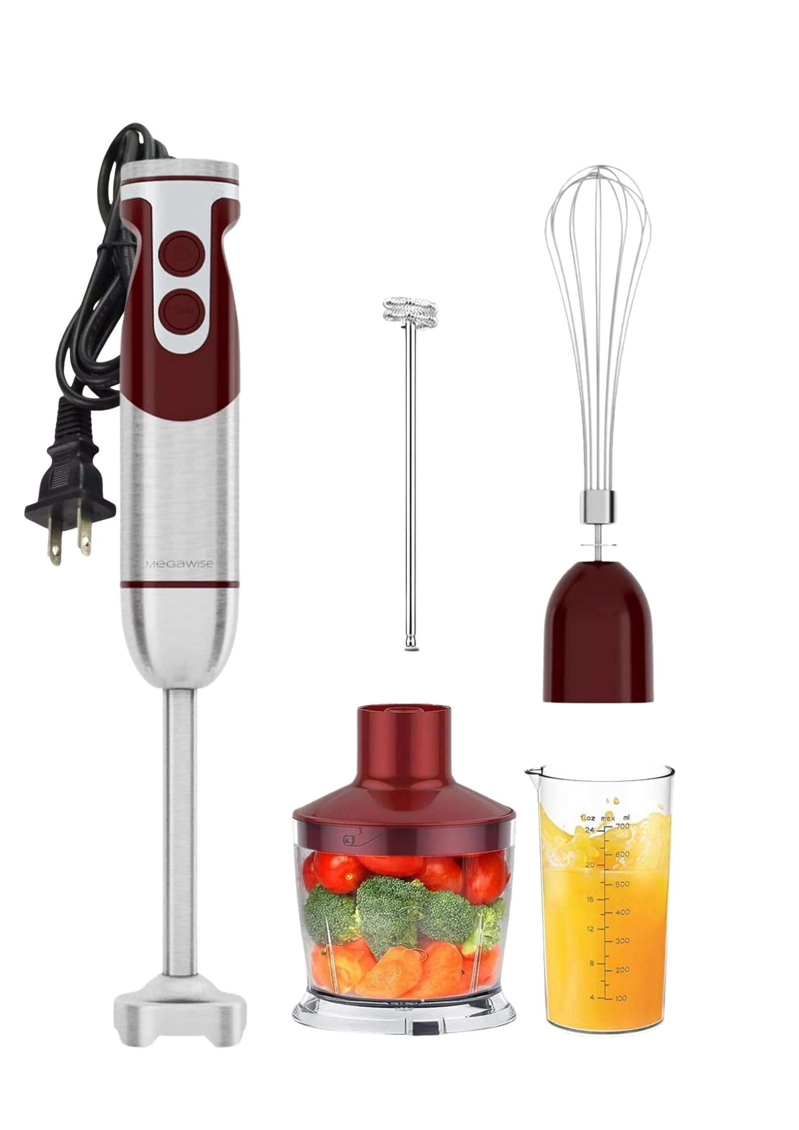 MEGAWISE 3-in-1 Hand Blender - 1 Centiliters 800 watts