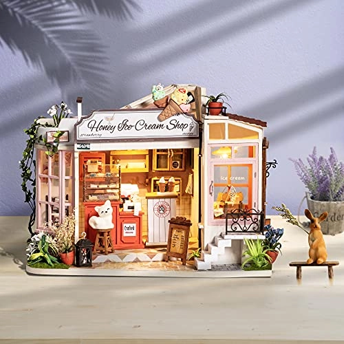 DIY Miniature Dollhouse Kit - Ice Cream Store 124 scale