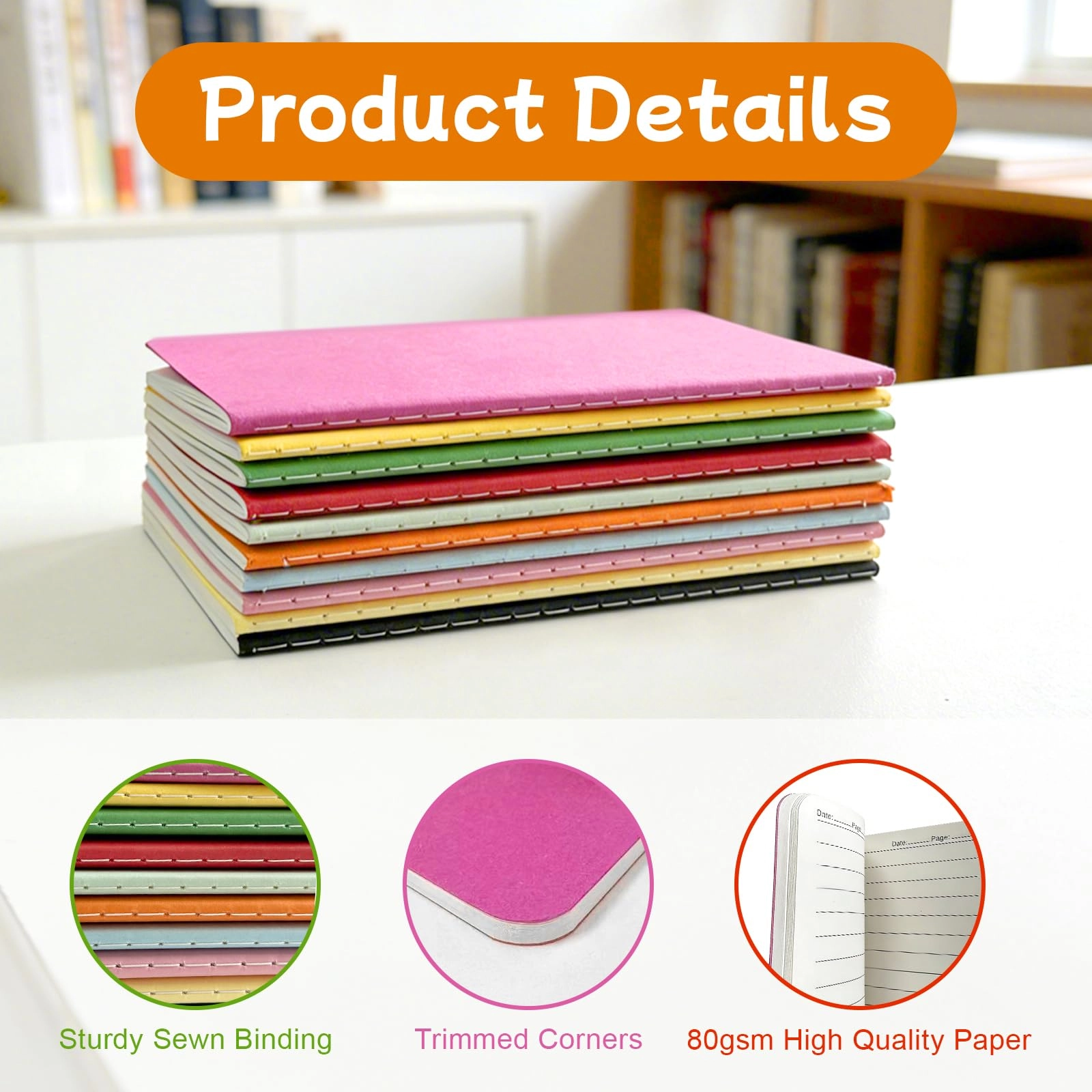 Notebook A6 - Lined 30 Sheets