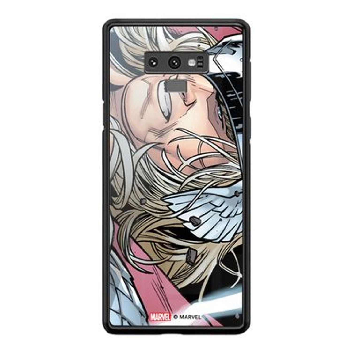 Wackylicious Note 9 Cover Back Case for Galaxy Note 9 - TPU Bumper Case + Tempered Glass Back