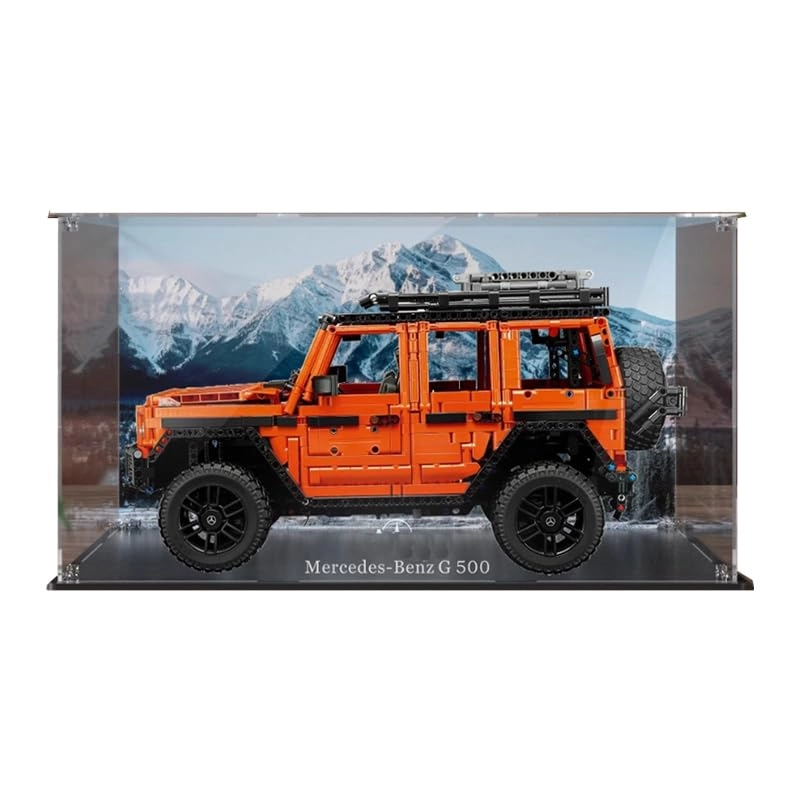 HCAEIOFJ Clear Acrylic Display Case (42177) - Applicable for Mercedes-Benz G 500 55x30x34cm