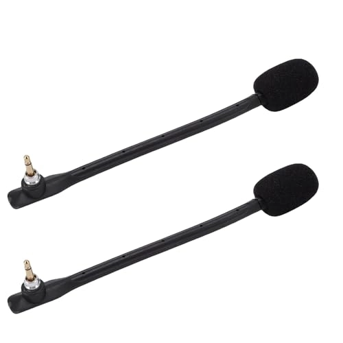 Detachable Noise Canceling Microphone 3.5mm-Mini-Jack Microphone 2 spare microphones