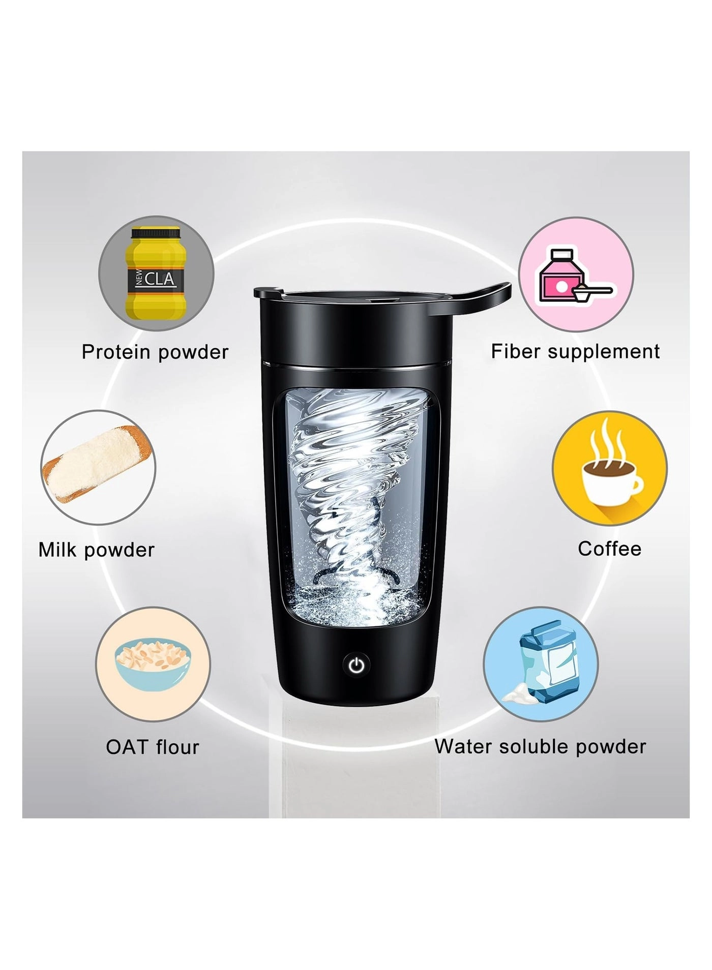 Shaker Bottle - Electric Tritan 650 ml