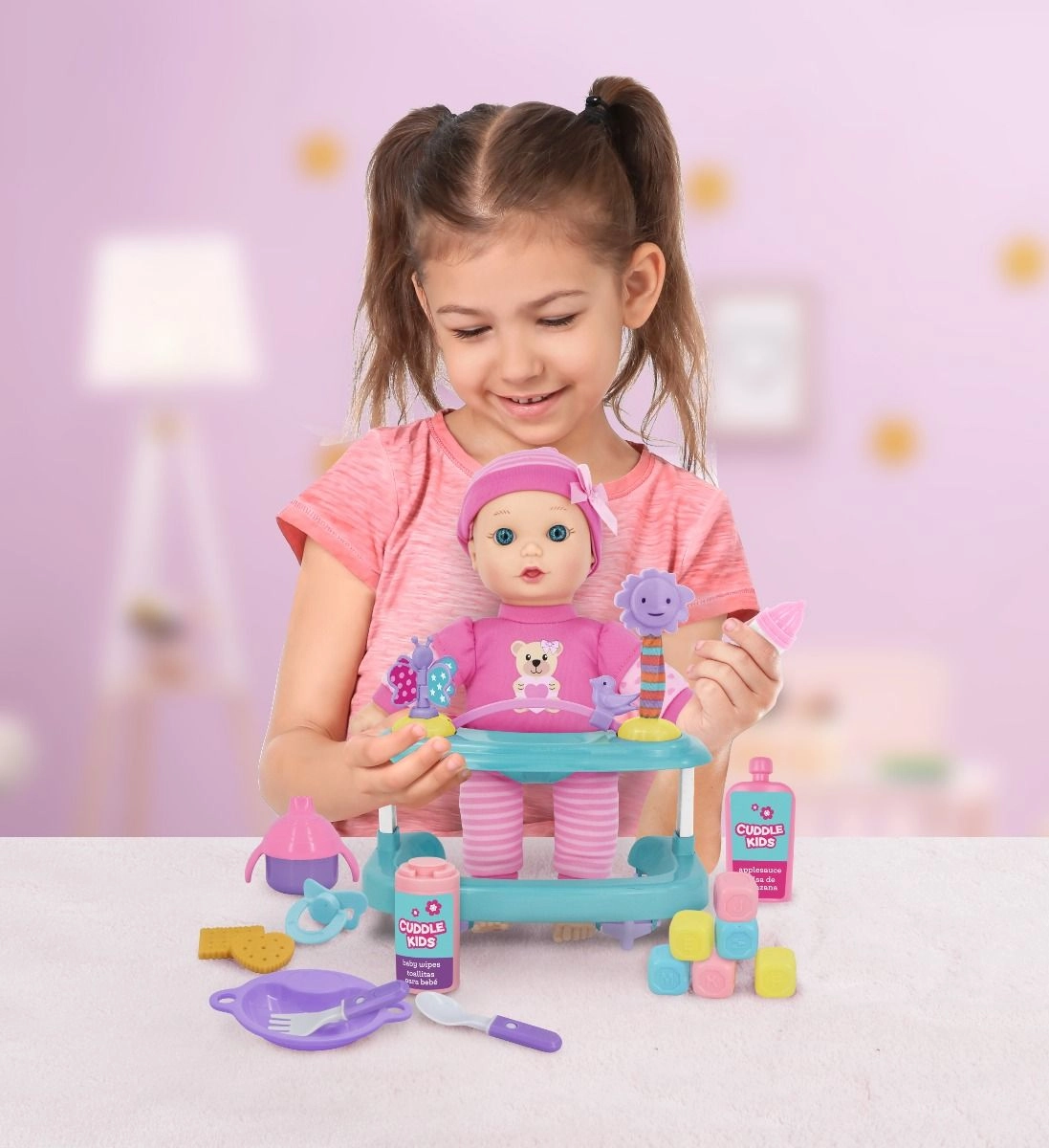 It's Playtime Doll Playset - 18pcs 11-Inch