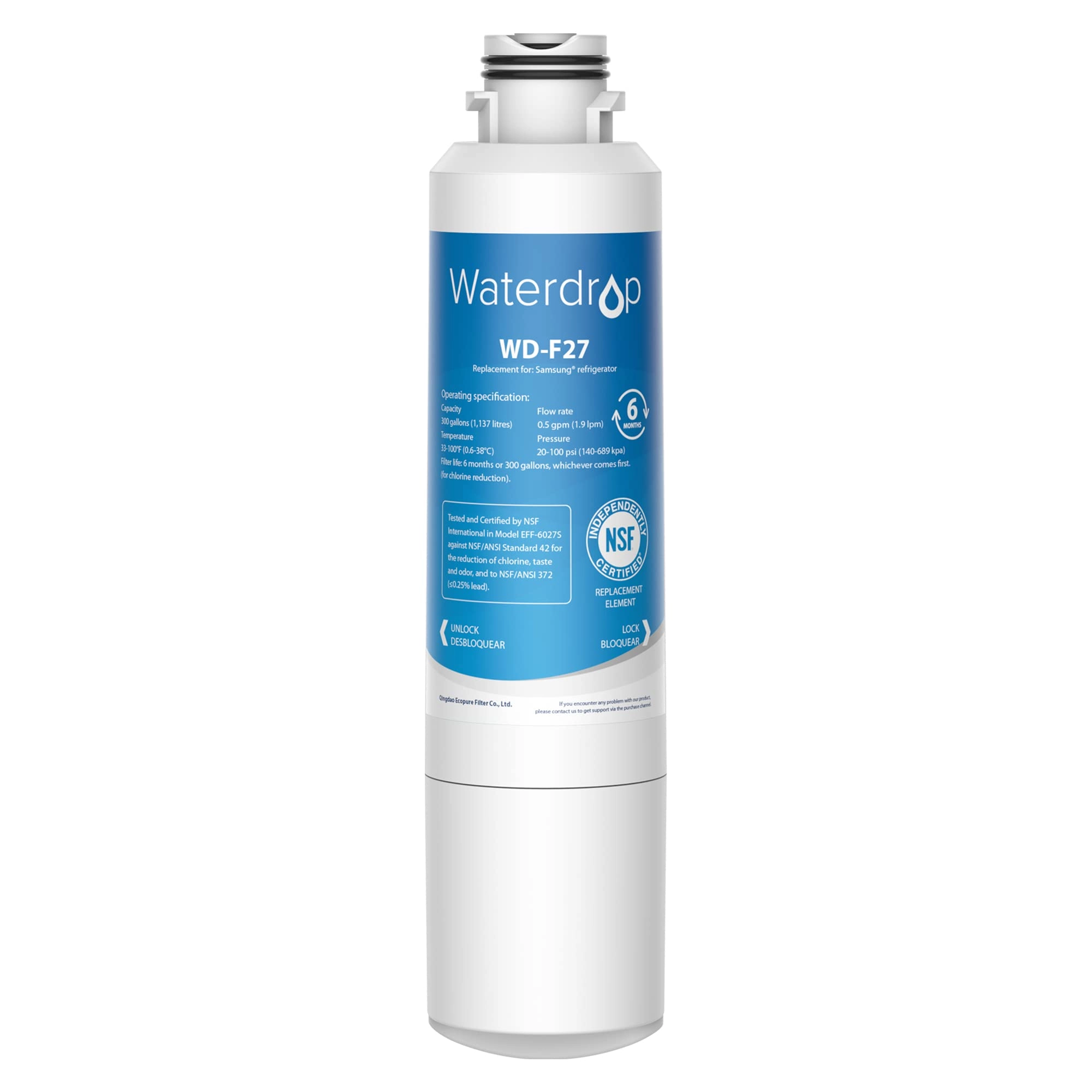 waterdrop DA29-00020B - Fridge Freezer Water Filter Replacement