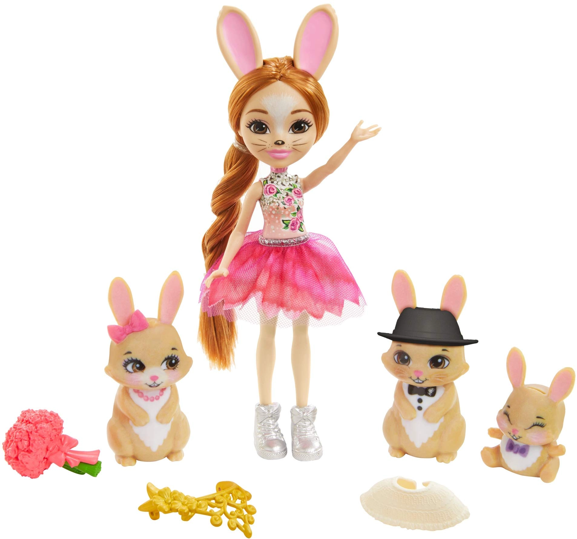 Mattel Brystal Bunny Family Doll - 6" Berry
