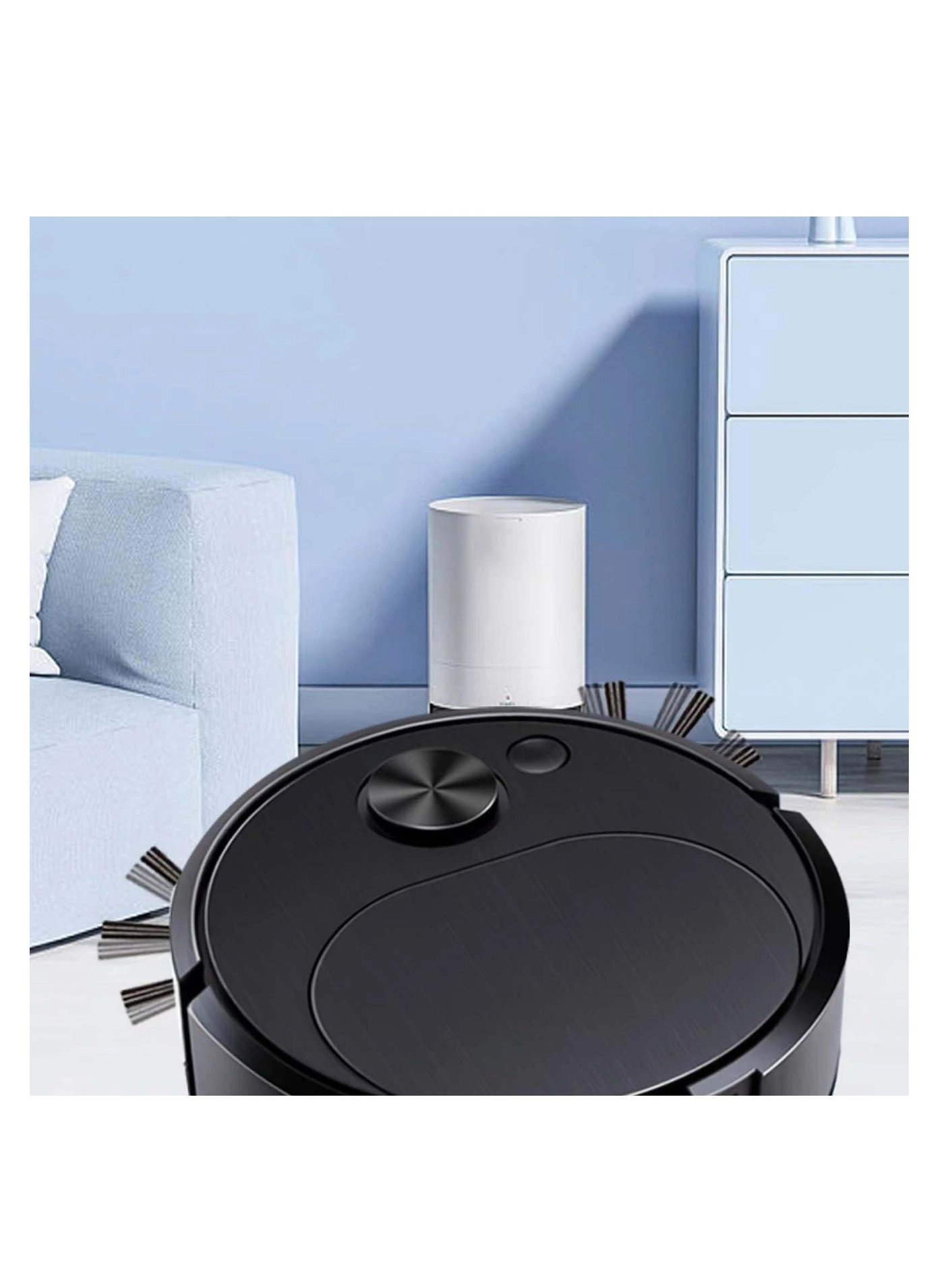 3-in-1 Robot Vacuum - With Mop Cordless USB Rechargeable