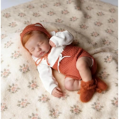 LOULOU Reborn Baby Doll - 20 Inch Soft Cloth Body & Vinyl Limbs Sleeping Ages 3+