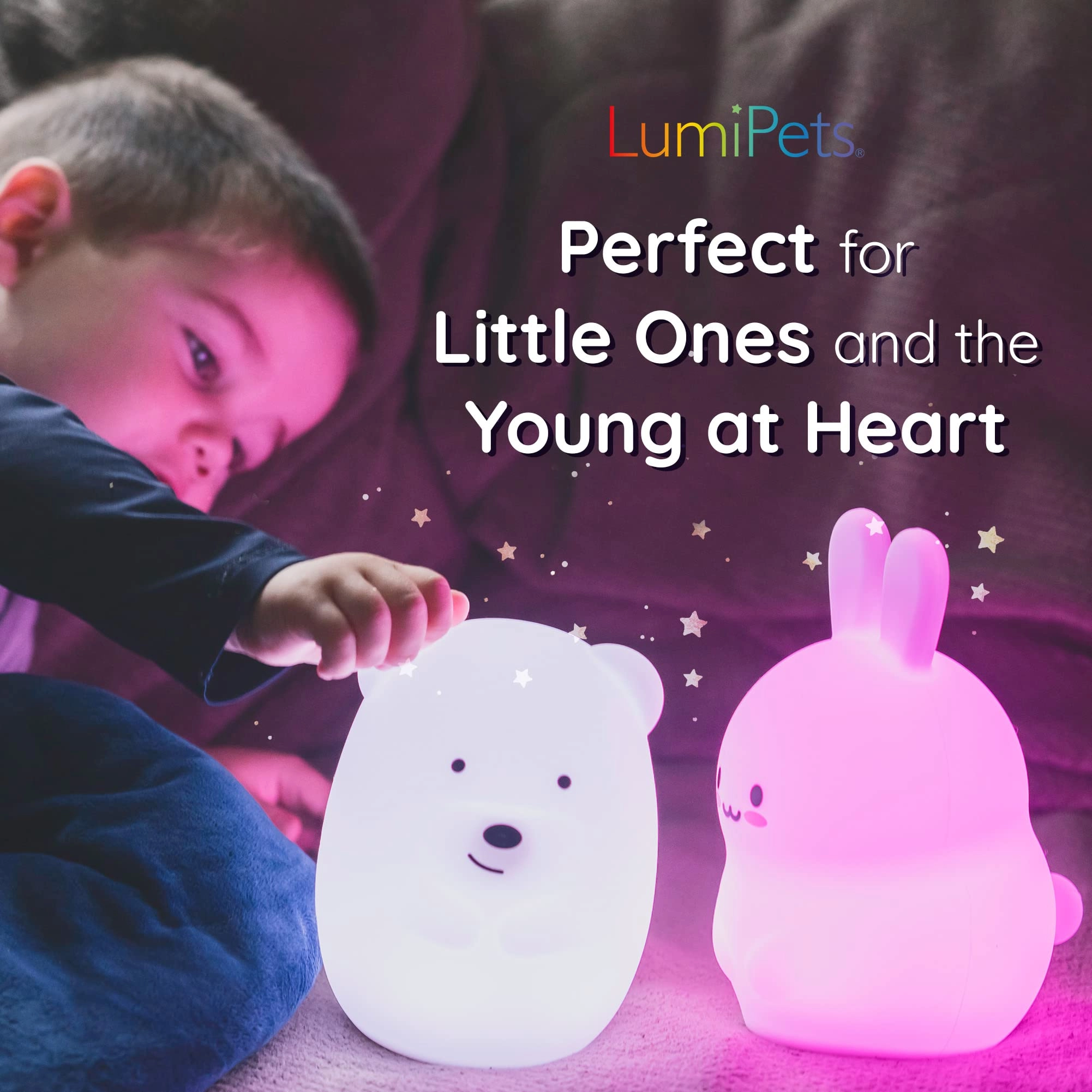 Cloud Squishy Night Light - Battery Powered Multicolor