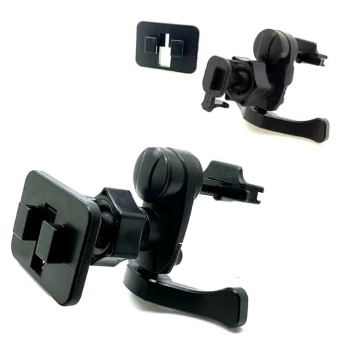 Simple-Lock Car Air Vent Holder Mount - Fits horizontal and vertical vents Dual tab connection