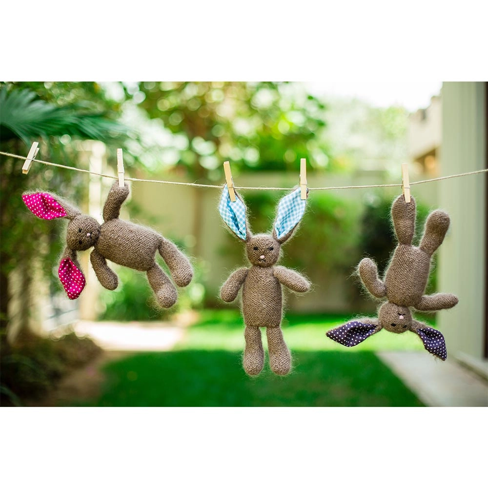 Bunny Vintage Knitted 24 cm Plush