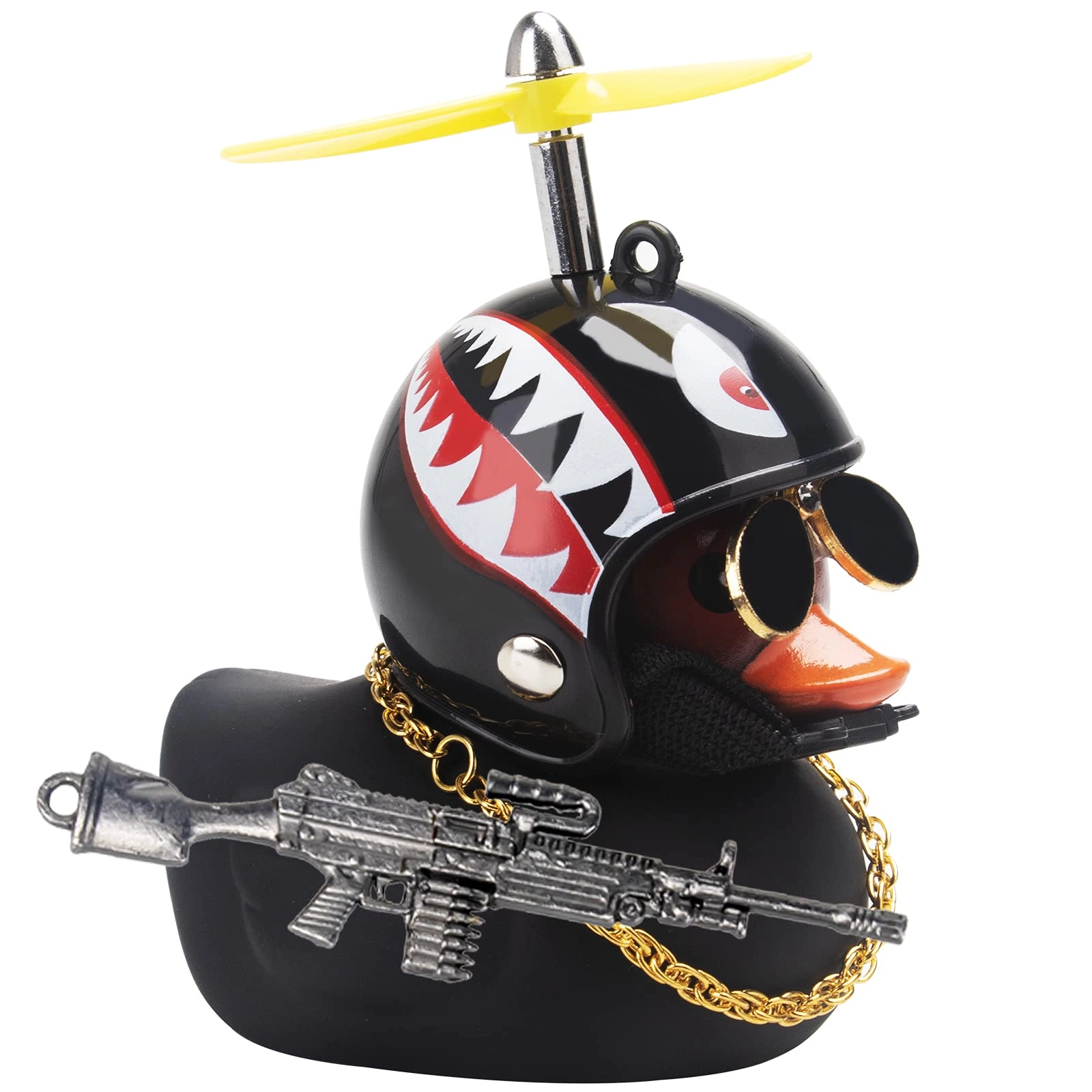 wonuu Rubber Duck Toy - Pink Propeller Helmet Set