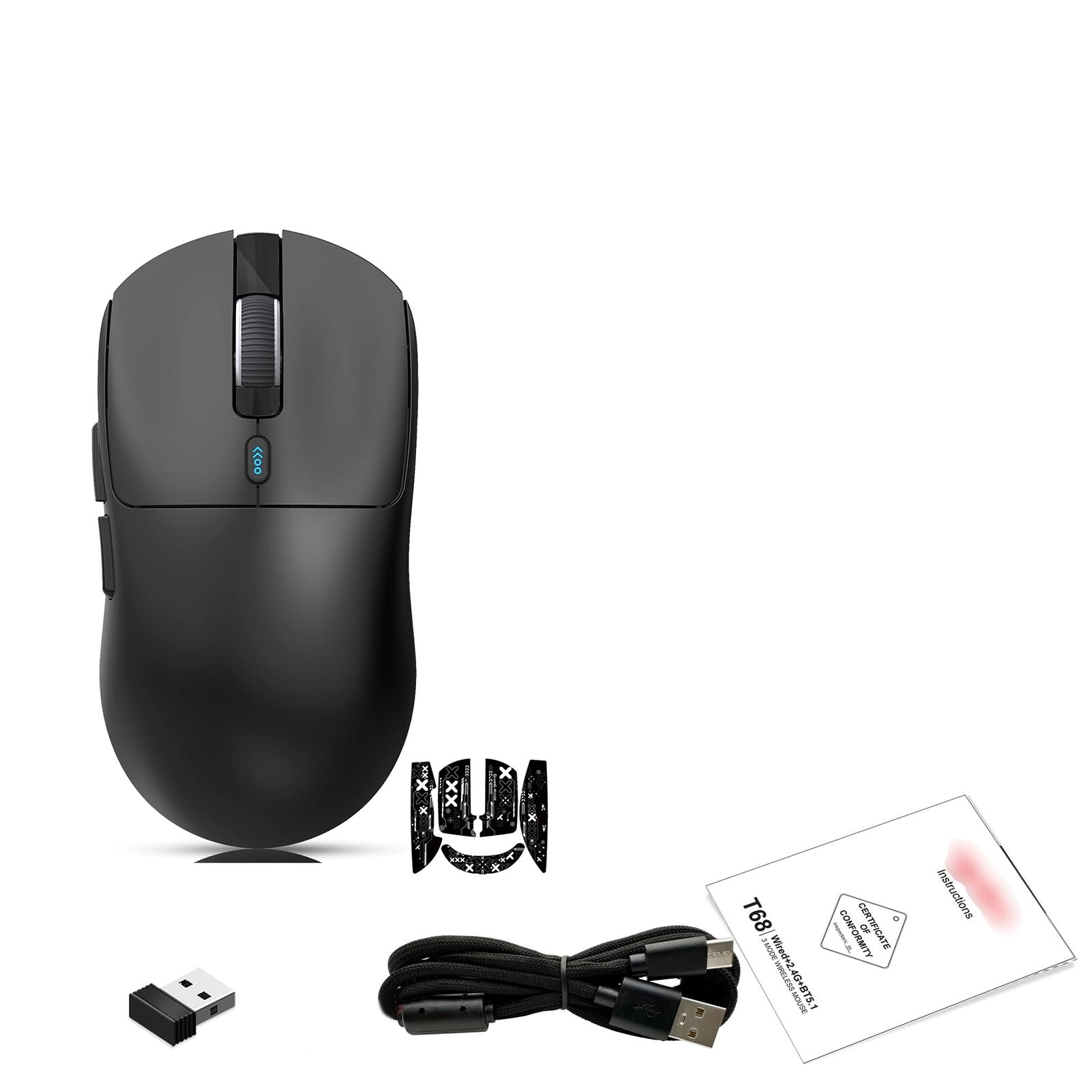 Eacam T68 - wired 2.4g wireless bt5.1