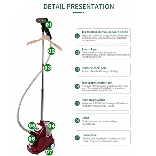 Garment Steamer - 2200W 3.8L 70Min