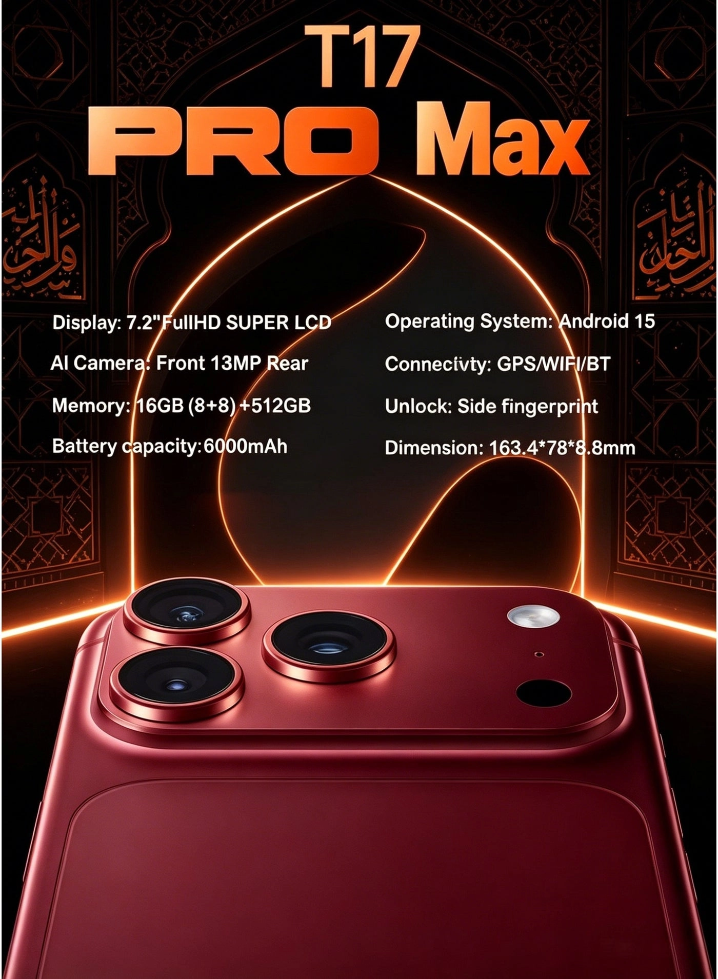 M17 Pro Max - 16GB 512GB