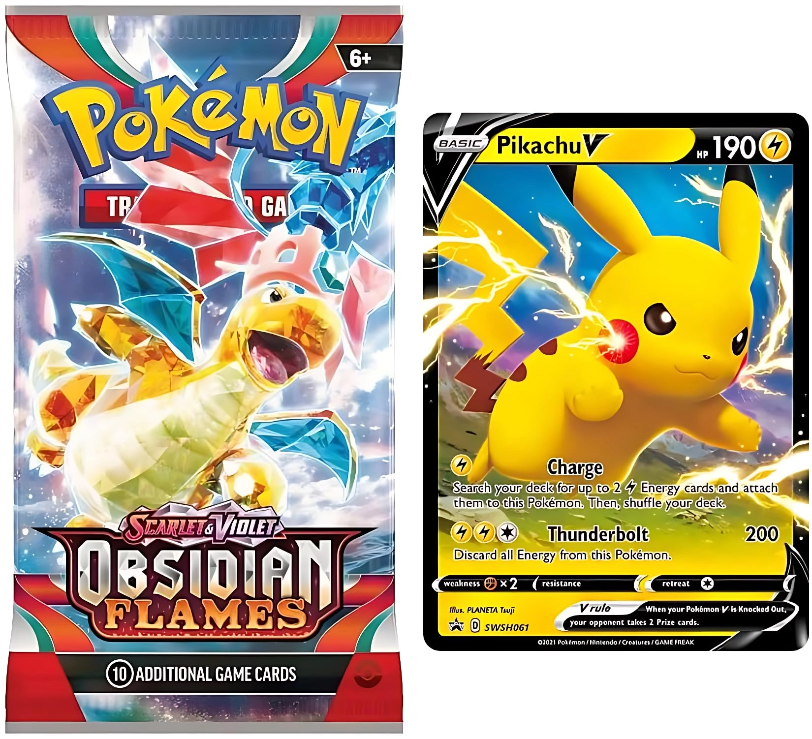 Pokémon Booster Pack + Ultra-Rare Card