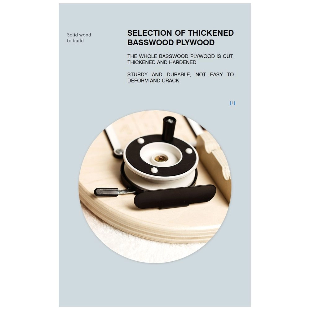 Kids Wooden Activity Busy Board - Suitable for 12 months & above