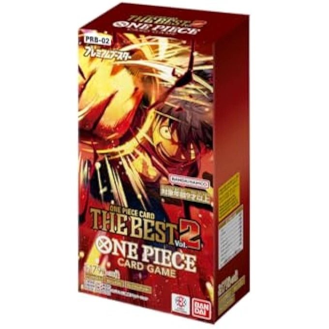 ONE PIECE CARD GAME THE BEST VOL.2 (PRB-02) BOOSTER BOX - Japanese 10pcs