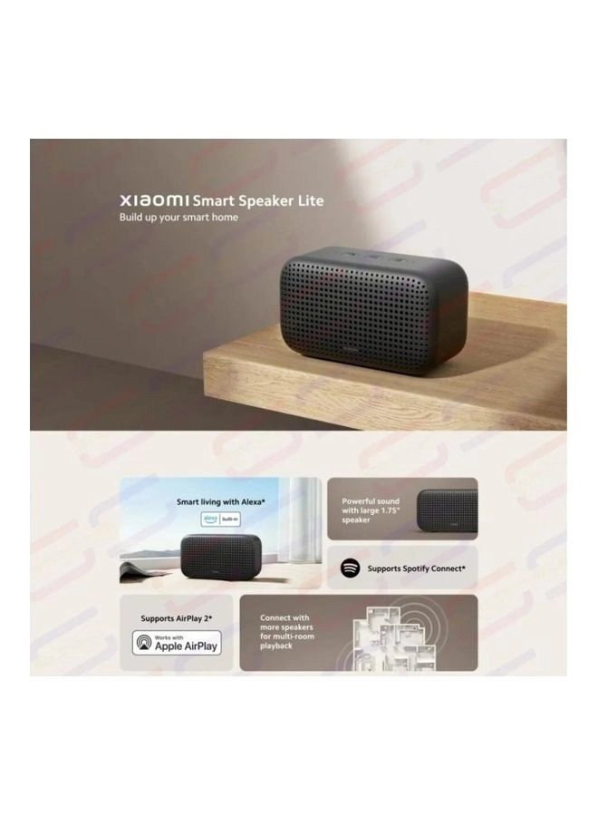 Smart Speaker Lite - Alexa Black