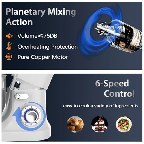 Stand Mixer 22 - 800W 8 Liters