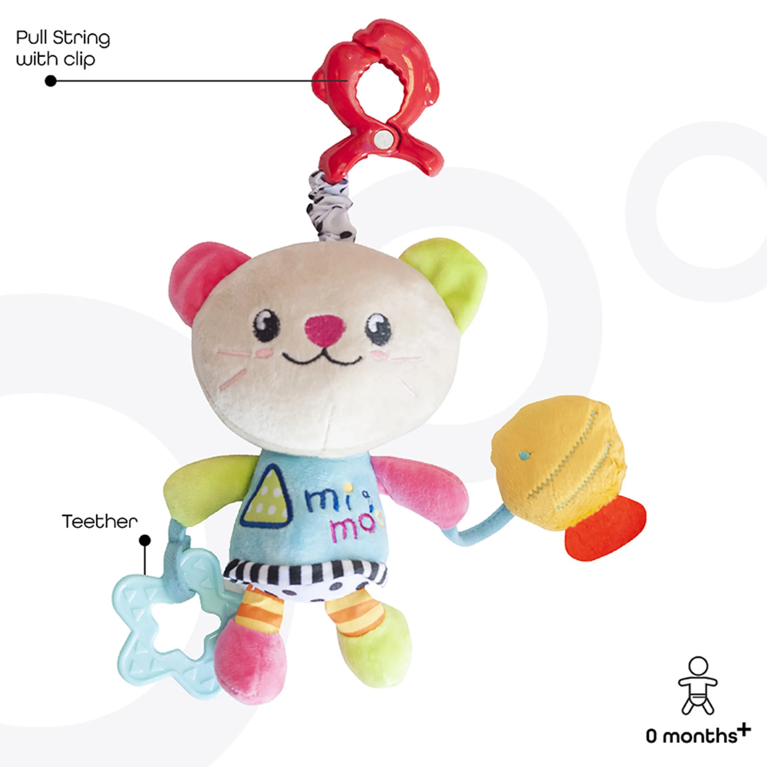Moon Kitty Musical Toy - 0 months+