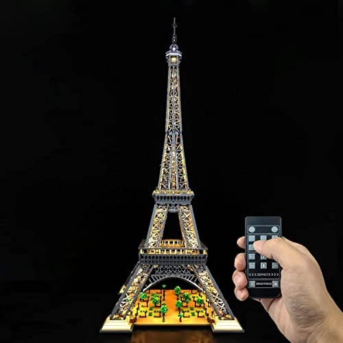 LED Light Kit for 10307 Eiffel-Tower - RC Version USB/Battery