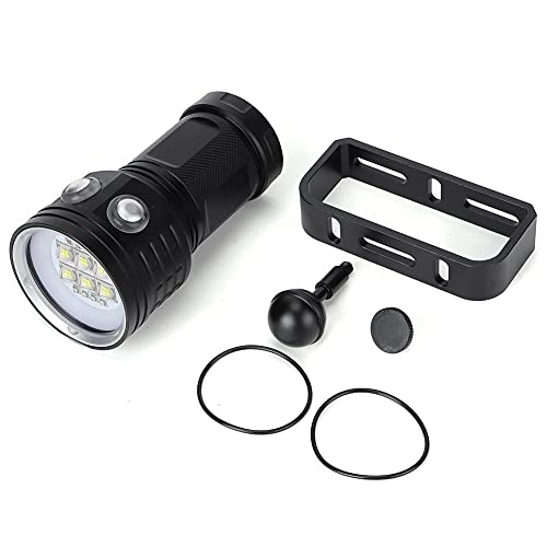 P50 Quad Core Diving Flashlight - 8000LM IPX8