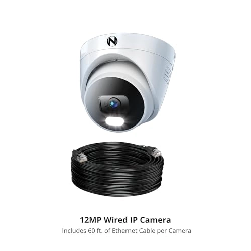 Add On Wired IP 12MP Deterrence Camera