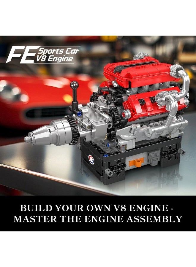 10204 - V8 motor Motor Engine Model Kit