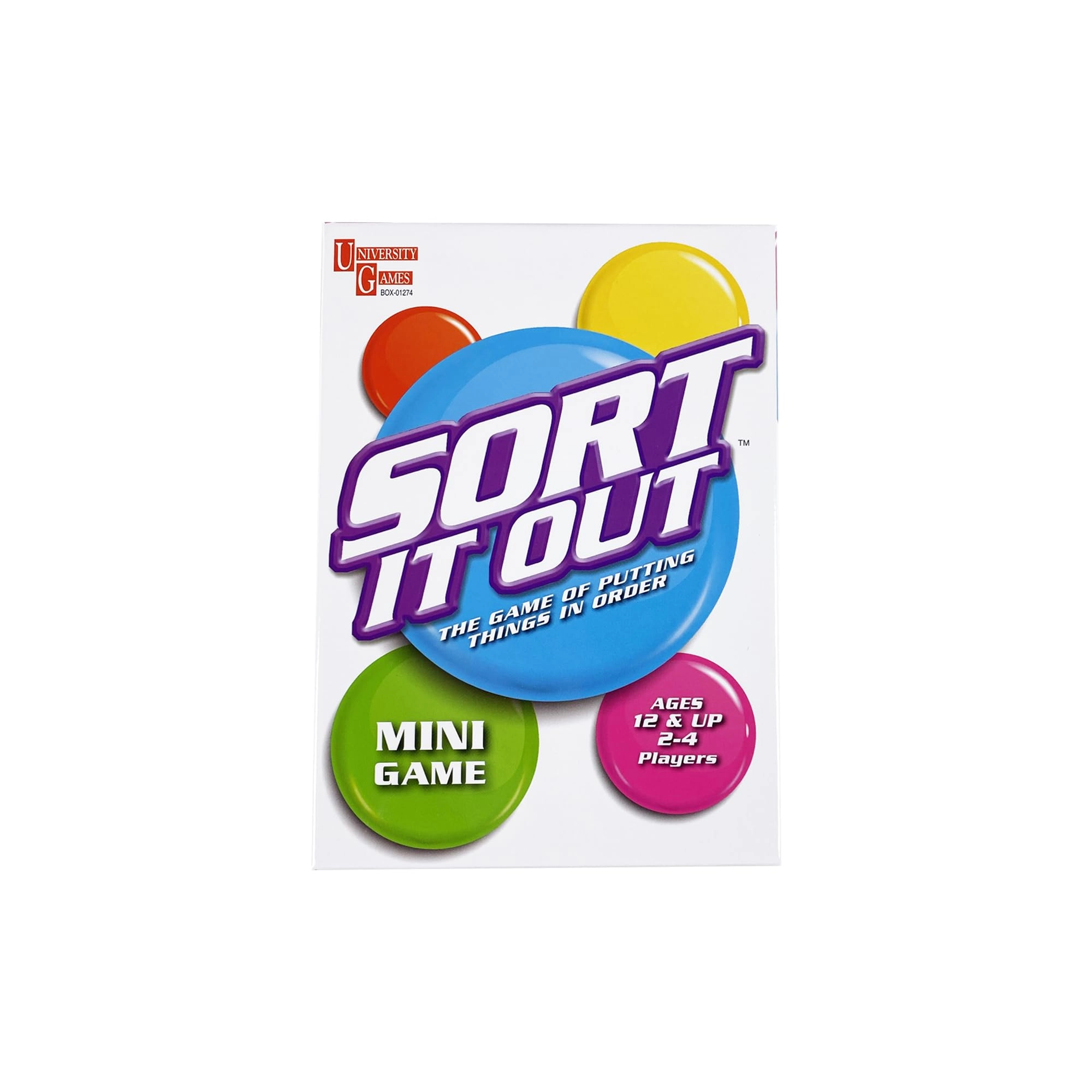 University Games Sort it Out Mini - Card Game
