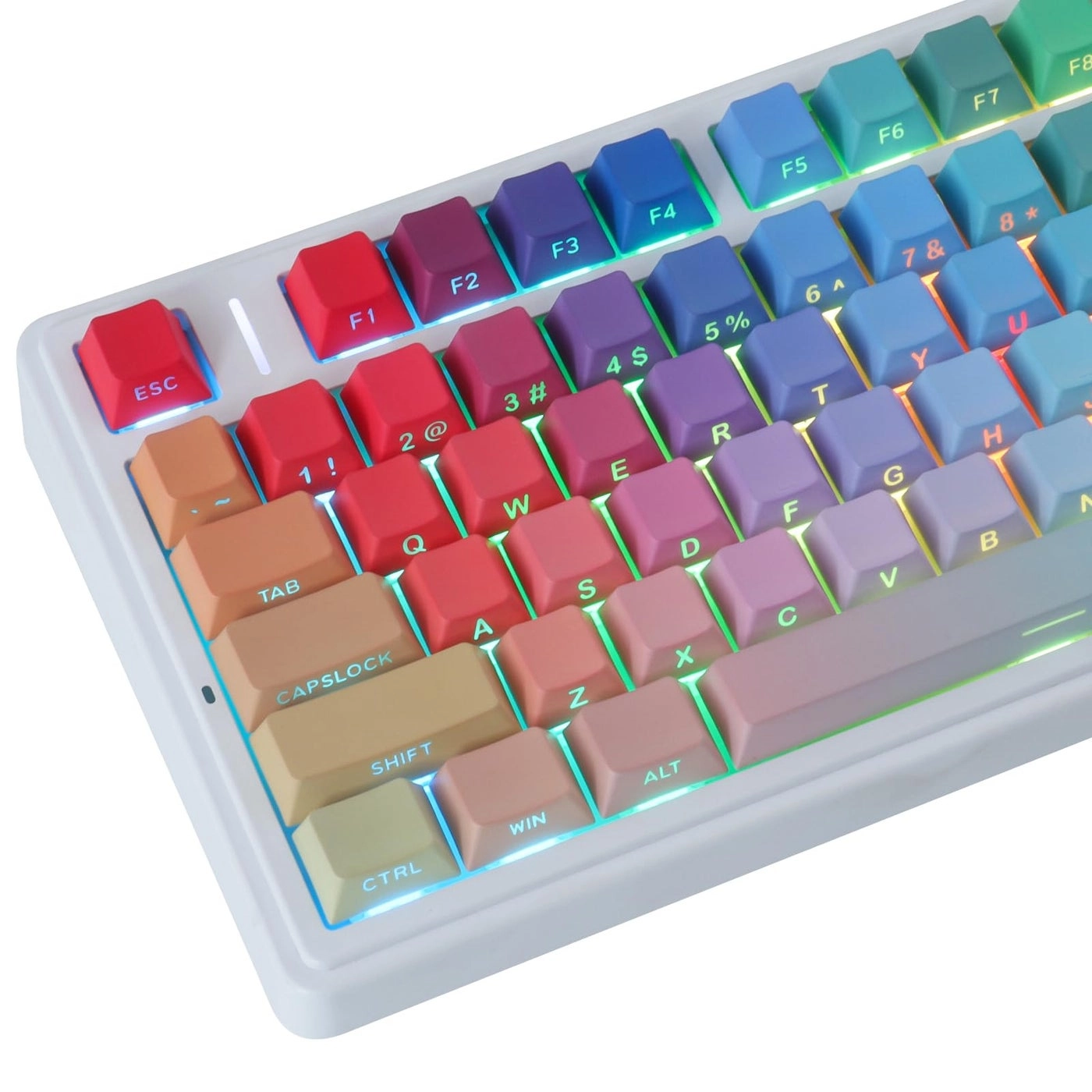 PBT Keycaps - Auxiliary, RF