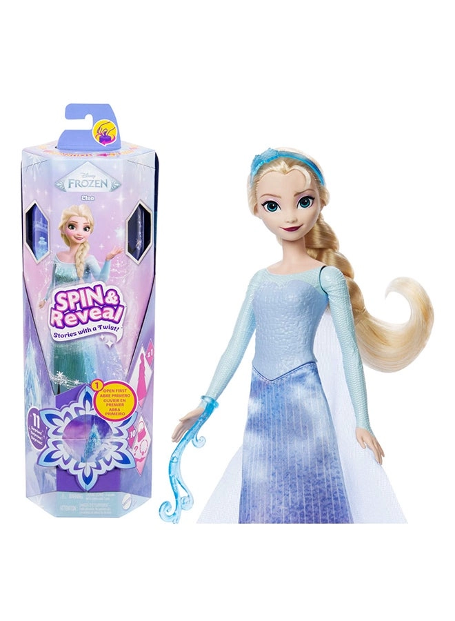 Disney Elsa Fashion Doll - Frozen Spin & Reveal 11 Surprises