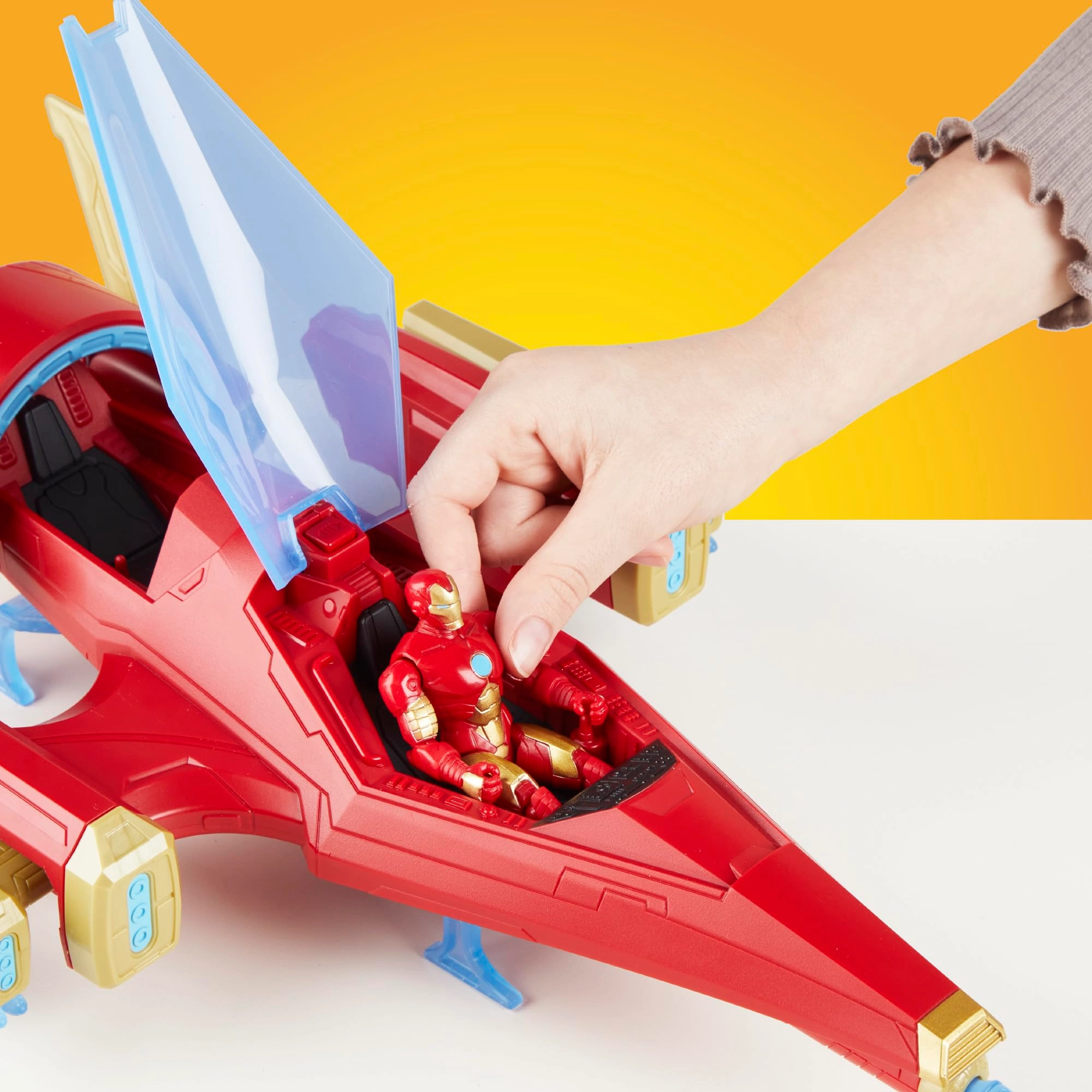 Iron Man Repulsor Blast Battle Jet - 4 YEARS+ Iron Man 1 (10 cm) (F9329)