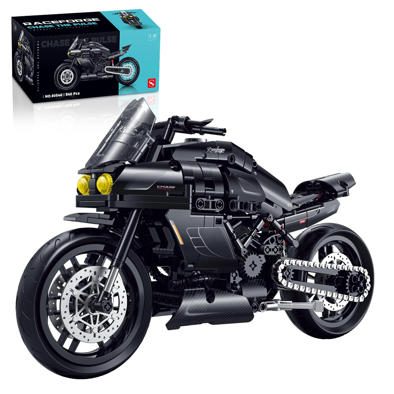 IBLOTIME Motorcycle Technic Model Building Set