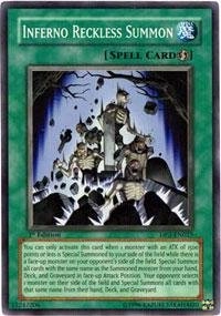 Konami Inferno Reckless Summon DP2-EN025 - 1st Edition Super Rare