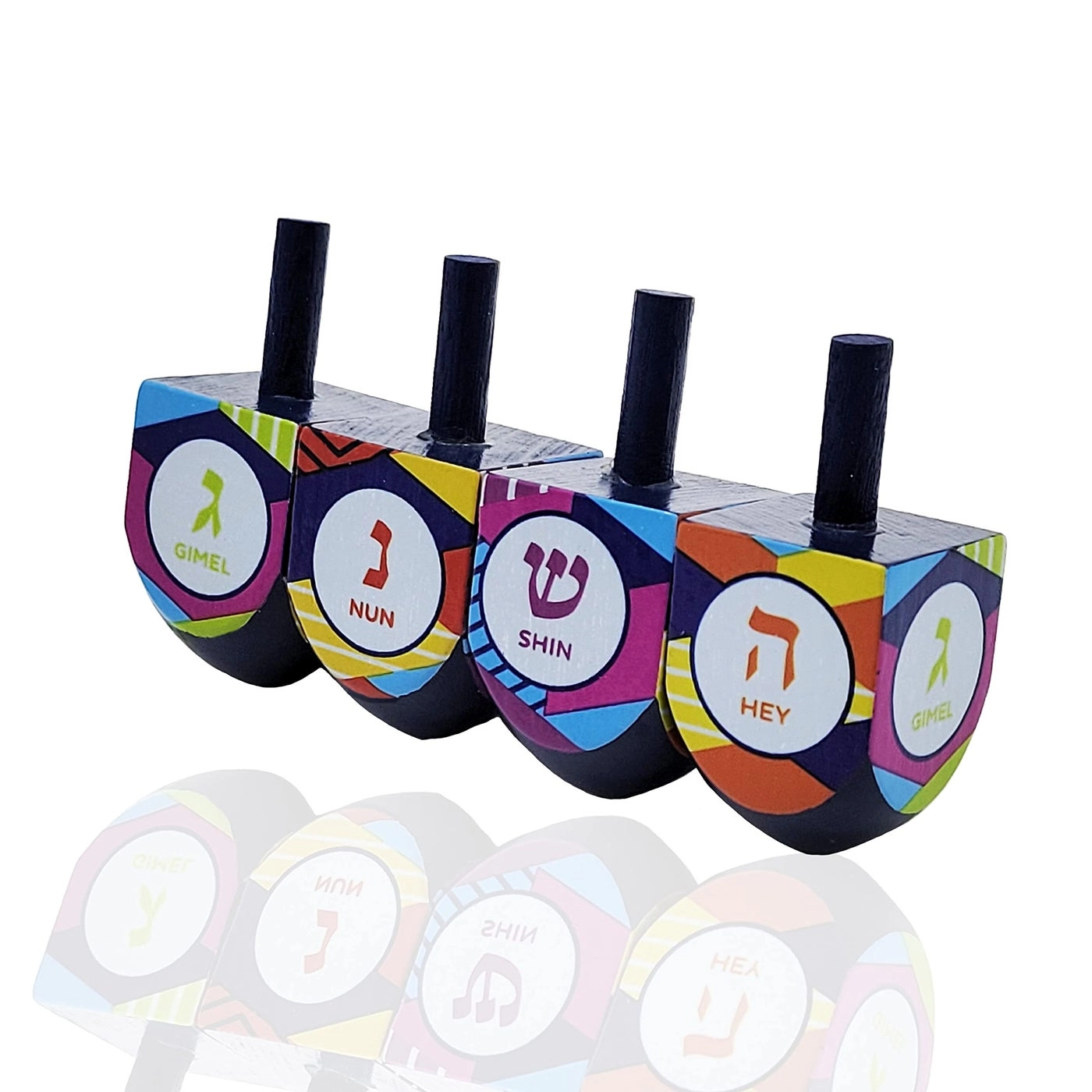 Dreidel - Hebrew Ages 3 and up 10 Pack