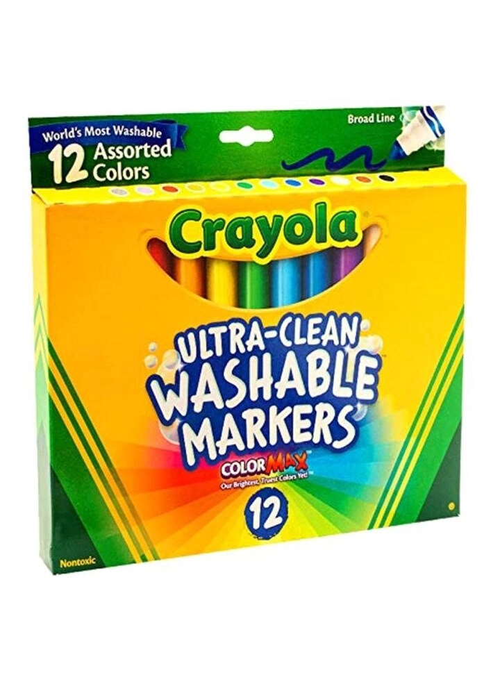 COLOR LAND CHILDRENS TOYS CENTER LLC Ultra-Clean Washable Markers - Red/Orange/Yellow