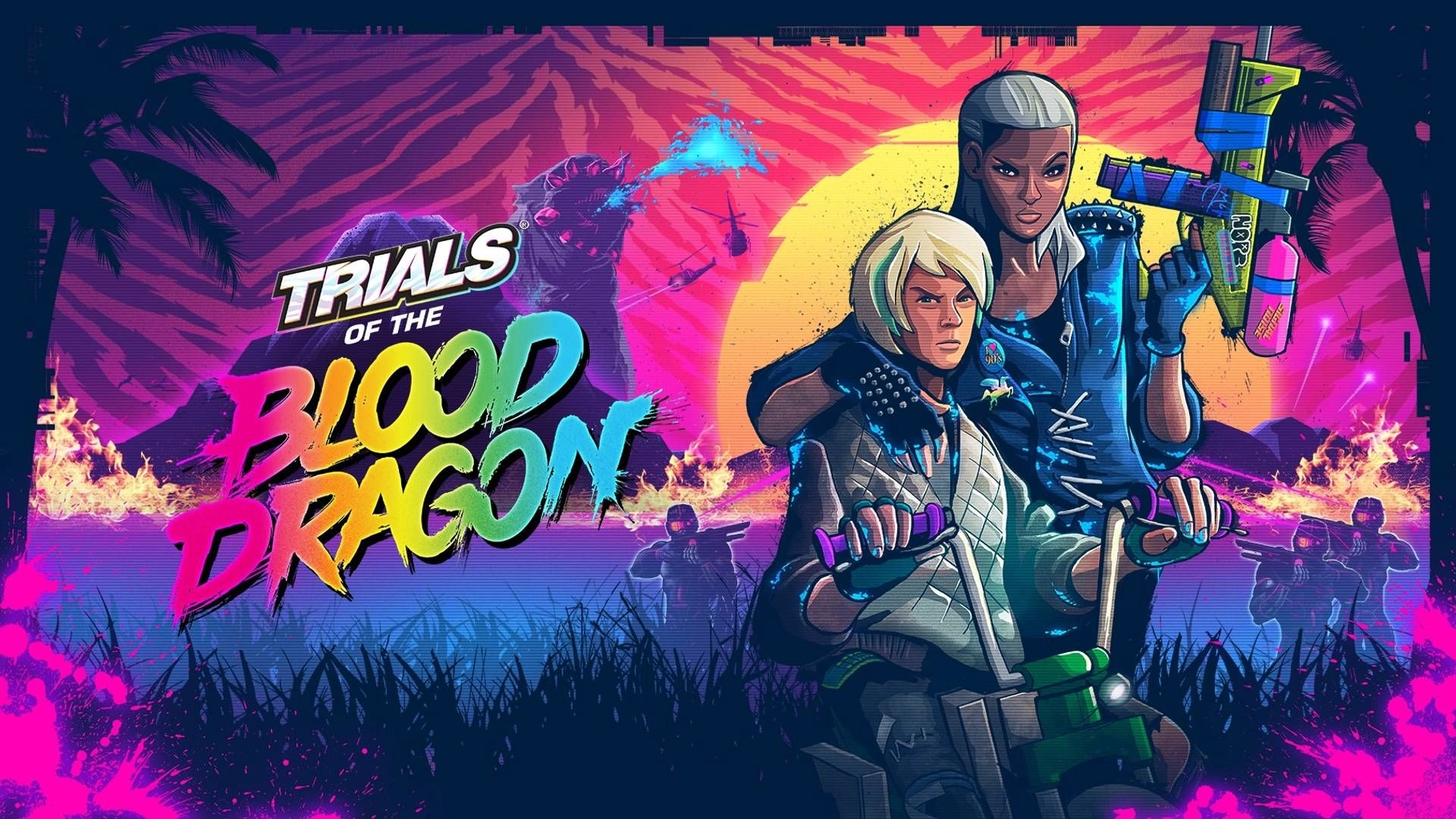 Trials of the Blood Dragon Deluxe Edition - PlayStation 4