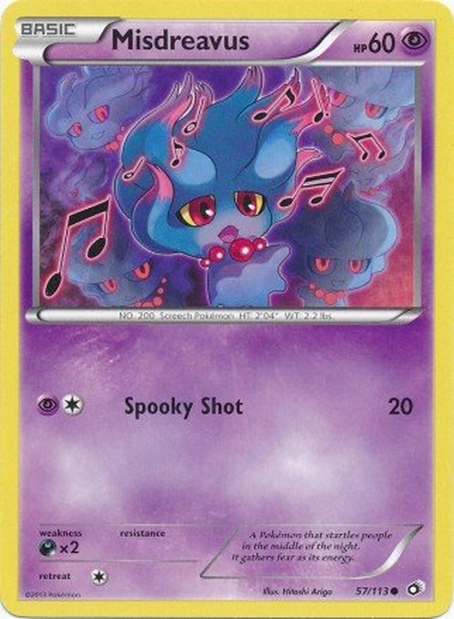 Pokémon Misdreavus 57/113 - Legendary Treasures