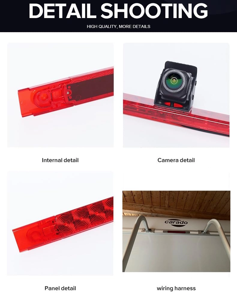 LCD TFT Colour Display Monitor + Car Camera - Night vision 1280 x 720