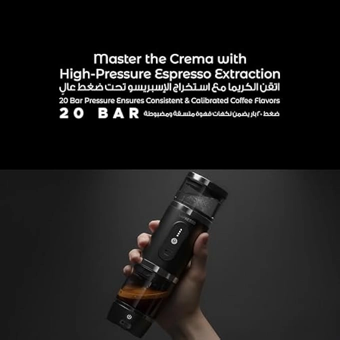 LPCFFM4IN1BK - 80mL Milk Frother Portable