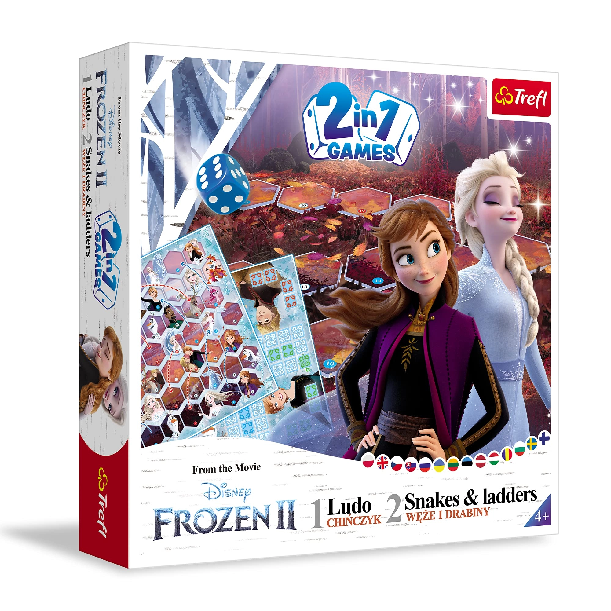Trefl Ludo + Tubes & Ladders: Disney Frozen 2