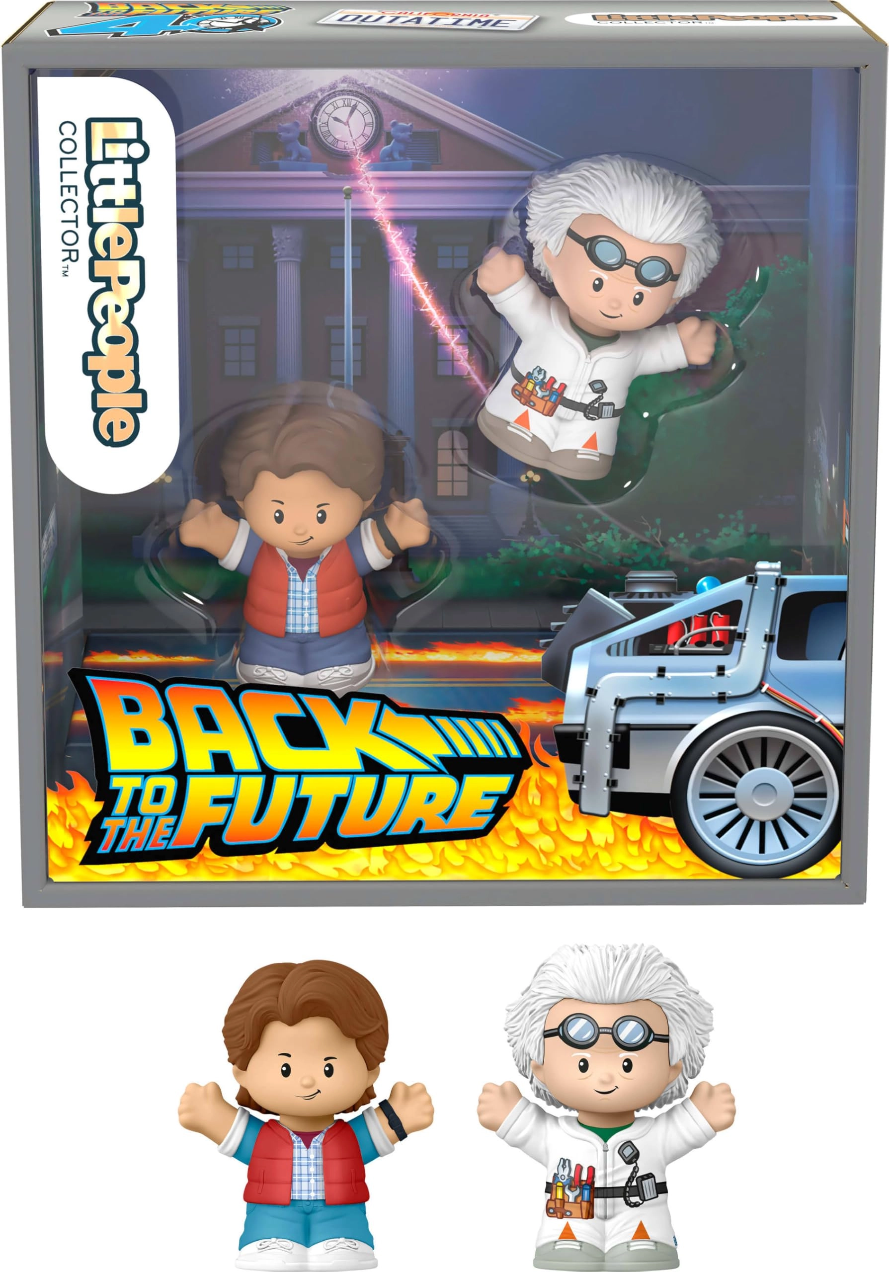 Mattel Inc. Marty McFly + Dr. Emmett Brown - Back to The Future (JFD74)